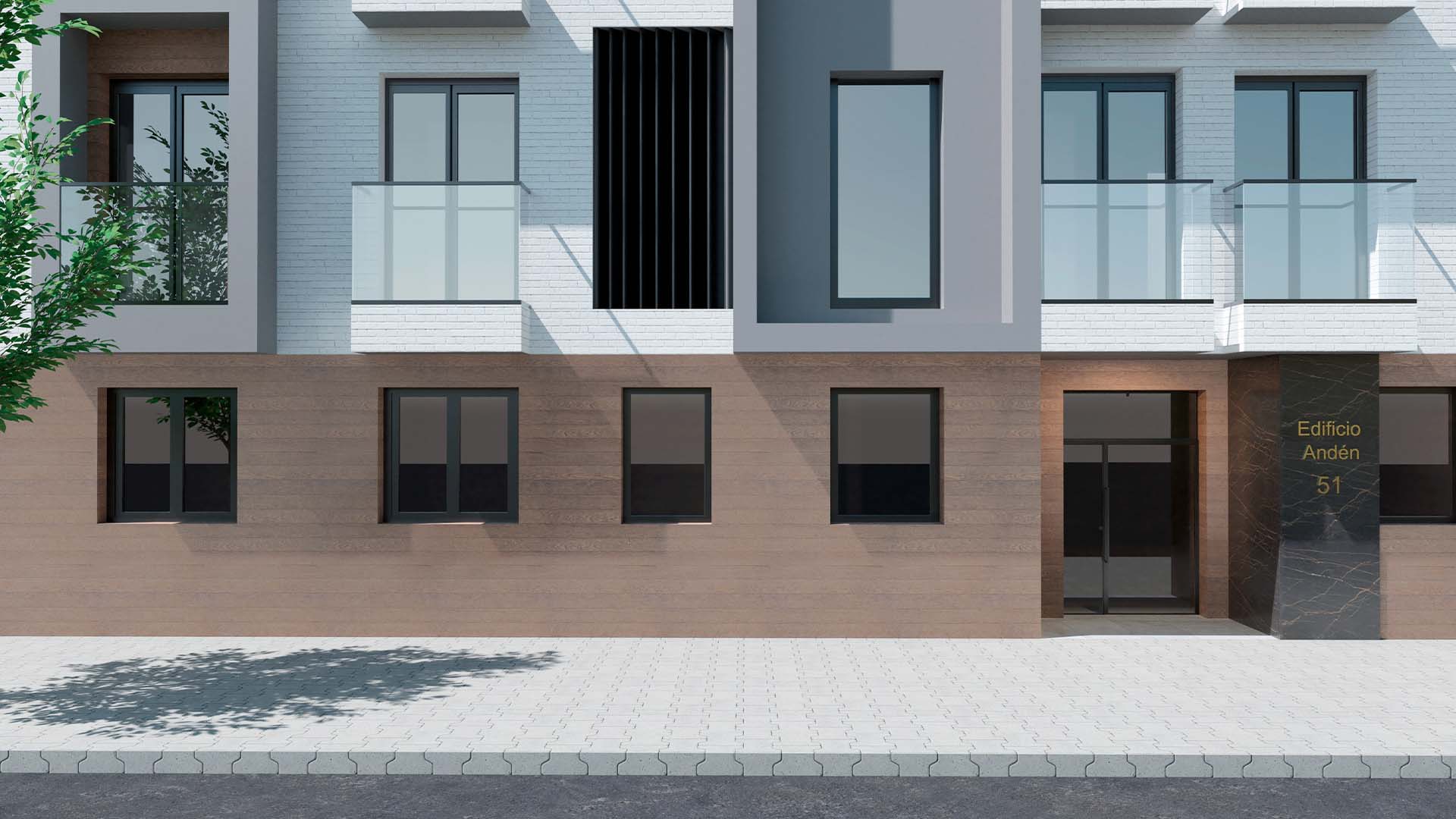 Fachada de Edificio Anden 51